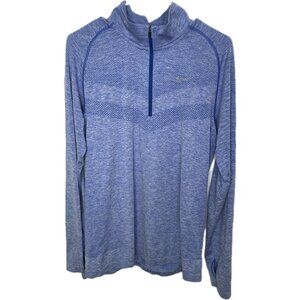 Nike Dri Fit Men’s Top Half Zip Statement Golf Pullover Top Blue M